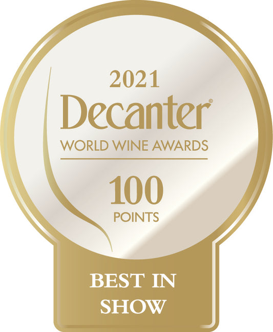 DWWA 2021 Best in Show 100 Points - Printed in rolls of 1000 stickers