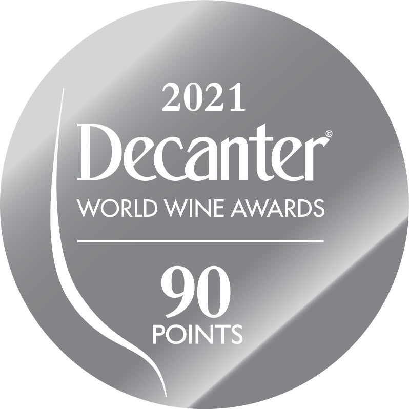 DWWA 2021 Silver 90 Points - Printed in rolls of 1000 stickers