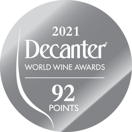 DWWA 2021 Silver 92 Points - Printed in rolls of 1000 stickers