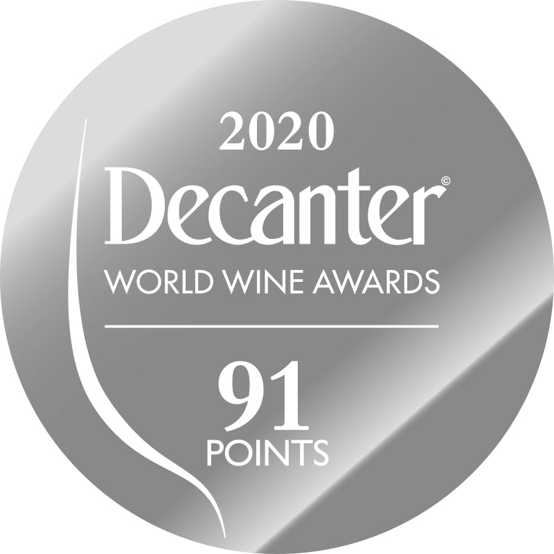 DWWA 2020 Silver 91 Points - Printed in rolls of 1000 stickers