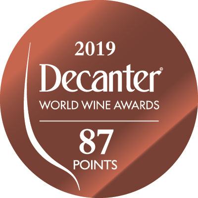 DWWA 2019 Bronze 87 Points - Printed in rolls of 1000 stickers