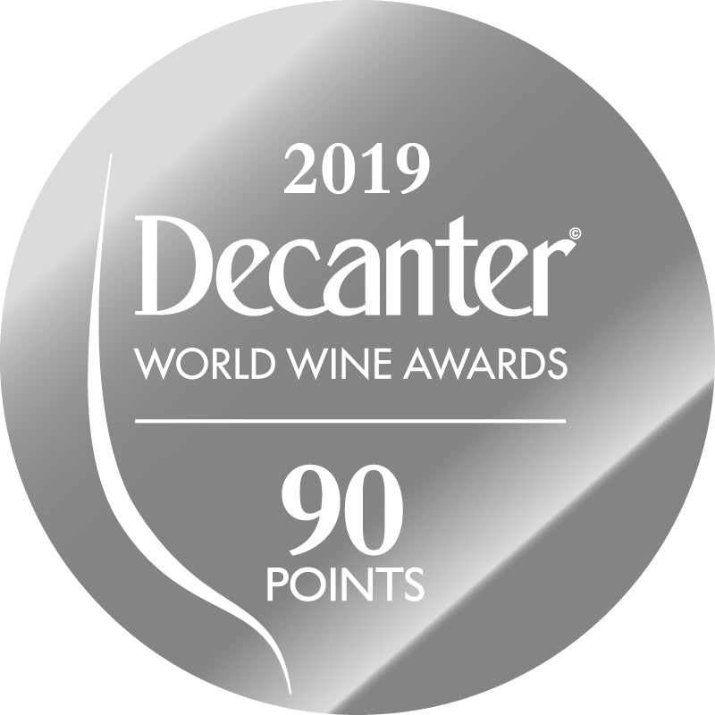 DWWA 2019 Silver 90 Points - Printed in rolls of 1000 stickers