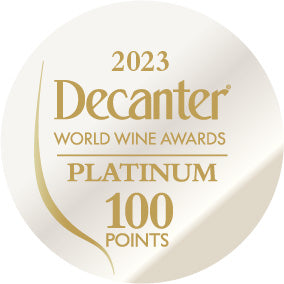 DWWA 2023 Platinum 100 Points - Printed in rolls of 1000 stickers