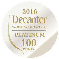 DWWA 2016 Platinum 100 Points - Printed in rolls of 1000 stickers