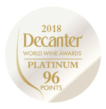 DWWA 2018 Platinum 96 Points - Printed in rolls of 1000 stickers