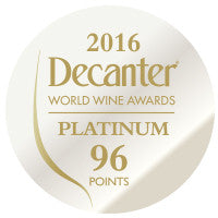DWWA 2016 Platinum 96 Points - Printed in rolls of 1000 stickers