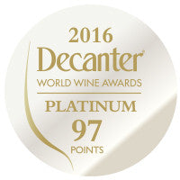 DWWA 2016 Platinum 97 Points - Printed in rolls of 1000 stickers