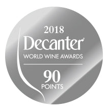 DWWA 2018 Silver 90 Points - Printed in rolls of 1000 stickers