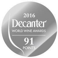 DWWA 2016 Silver 91 Points - Printed in rolls of 1000 stickers