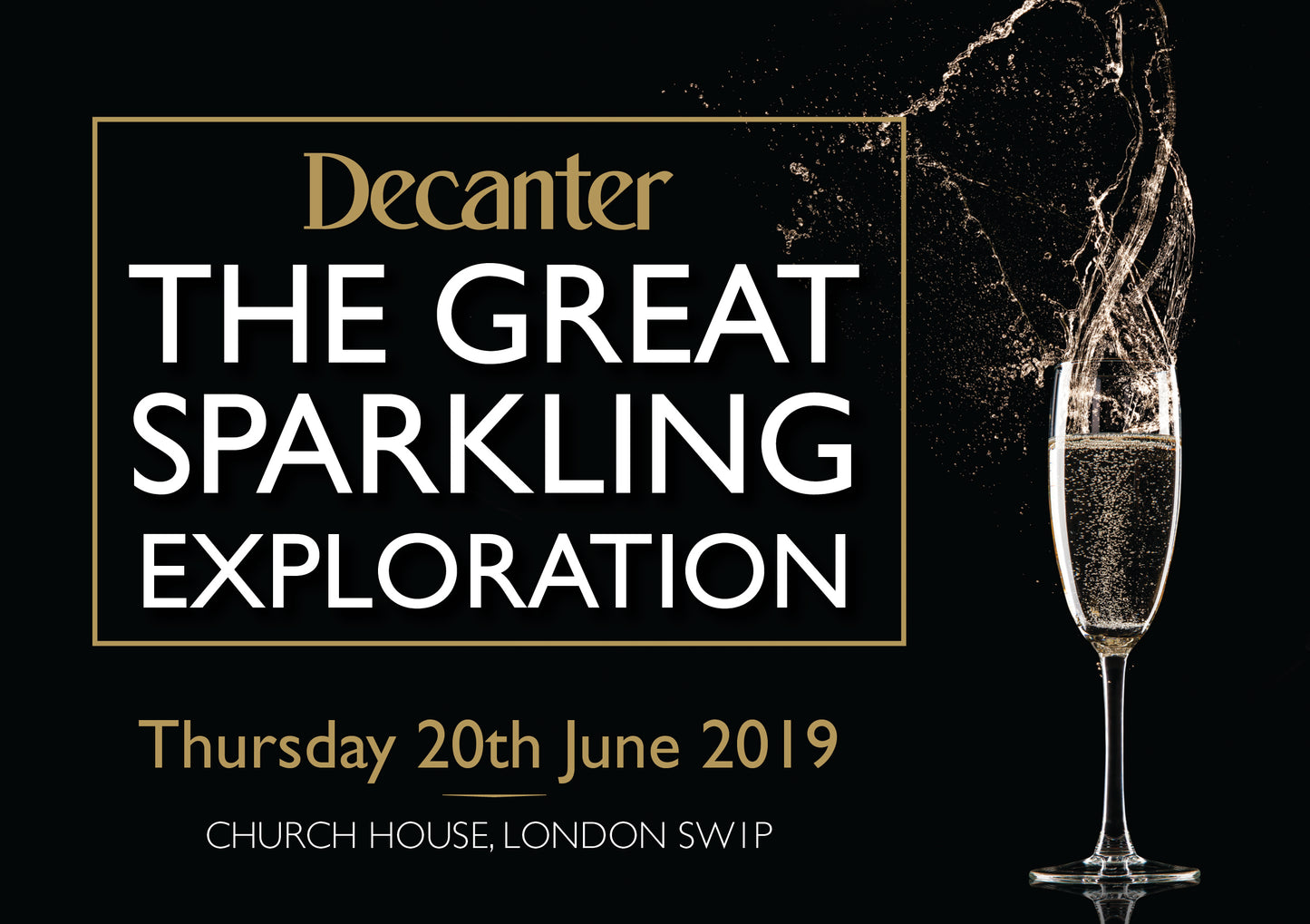 Decanter's Great Sparkling Exploration - 20 de junio, Londres